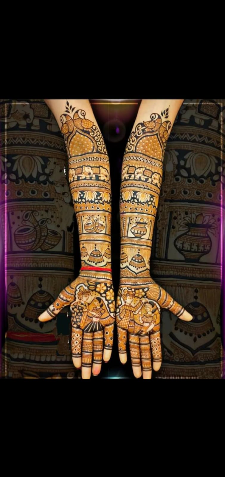 Bridal Hand Mehndi Design